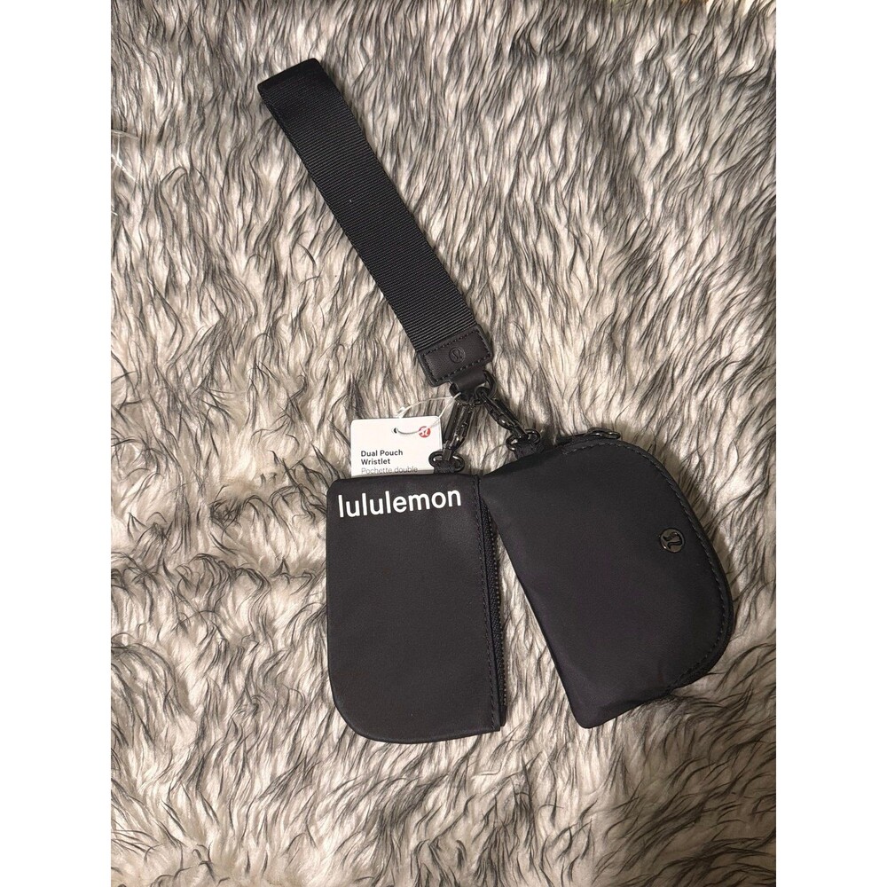 Lululemon Dual Pouch Wristlet - Black